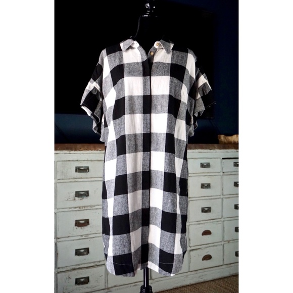 Anthropologie The Odell’s Dolly Shirt Dress New M - Picture 3 of 12